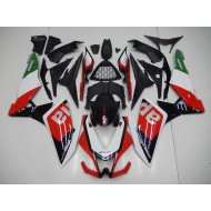Negro Rojo Kit Carenado Moto Aprilia RSV4 09-15