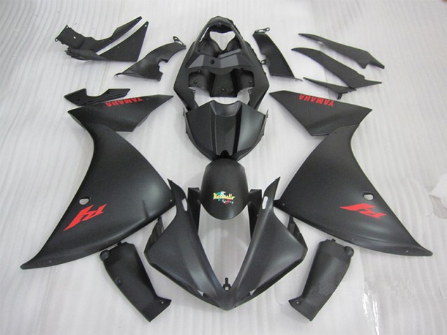 Negro Rojo Kit Completo Carenado Moto Yamaha R1 09-11 Negro Rojo Kit Completo Carenado Moto Yamaha R1 09-11