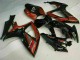 Negro Rojo Kits Carenado Moto Suzuki GSXR 600 / 750 K6 06-07 Negro Rojo Kits Carenado Moto Suzuki GSXR 600 / 750 K6 06-07