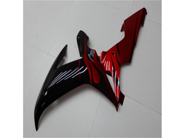 Negro Rojo Kits Completo Carenado Moto ABS Yamaha R1 02-03 Negro Rojo Kits Completo Carenado Moto ABS Yamaha R1 02-03