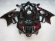 Negro Rojo Llama ABS Moto Plástico Honda CBR 600 F3 95-98 Negro Rojo Llama ABS Moto Plástico Honda CBR 600 F3 95-98