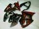 Negro Rojo Llama Kit Completo Carenado Moto Kawasaki ZX6R 00-02 Negro Rojo Llama Kit Completo Carenado Moto Kawasaki ZX6R 00-02
