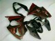 Negro Rojo Llama Kit Completo Carenado Moto Kawasaki ZX6R 00-02 Negro Rojo Llama Kit Completo Carenado Moto Kawasaki ZX6R 00-02