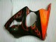 Negro Rojo Llama Kit Completo Carenado Moto Kawasaki ZX6R 00-02 Negro Rojo Llama Kit Completo Carenado Moto Kawasaki ZX6R 00-02