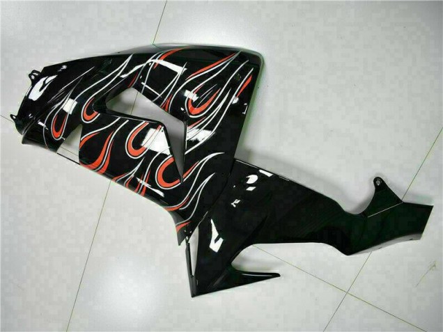 Negro Rojo Llama Kits Completo Carenado Moto Kawasaki ZX10R 06-07 Negro Rojo Llama Kits Completo Carenado Moto Kawasaki ZX10R 06-07