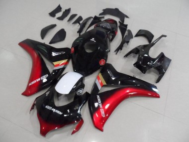 Negro Rojo Mugen ABS Moto Plásticos Honda CBR 1000 RR 08-11