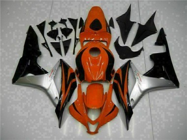 Negro Rojo Plata Carenado Moto Honda CBR 600 RR 07-08