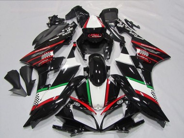 Negro Rojo Verde Carenado Moto Yamaha R6 06-07