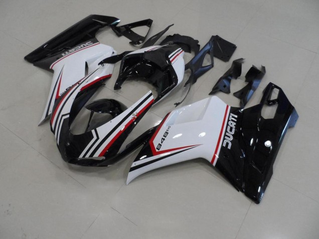 Negro Tricolor Carenado Moto Ducati 848 1098 1198 07-14 Negro Tricolor Carenado Moto Ducati 848 1098 1198 07-14