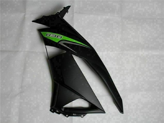 Negro Verde 636 Carenado Moto Kawasaki ZX6R 09-12 Negro Verde 636 Carenado Moto Kawasaki ZX6R 09-12
