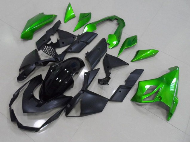 Negro Verde Carenado Moto Kawasaki Z1000 07-09 Negro Verde Carenado Moto Kawasaki Z1000 07-09