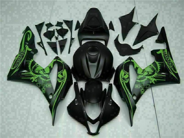 Negro Verde Carenado & Plástico Moto Honda CBR 600 RR 07-08 Negro Verde Carenado & Plástico Moto Honda CBR 600 RR 07-08