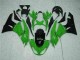 Negro Verde Kit Carenado Inyección Kawasaki ZX6R 09-12 Negro Verde Kit Carenado Inyección Kawasaki ZX6R 09-12