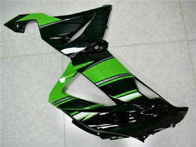 Negro Verde Kit Completo Carenado Moto Kawasaki ZX6R 13-18 Negro Verde Kit Completo Carenado Moto Kawasaki ZX6R 13-18