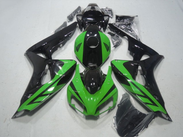 Negro Verde Kits Completo Carenado Moto Honda CBR 1000 RR 06-07