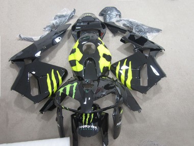 Negro Verde Monster Carenado Moto Honda CBR 600 RR 05-06