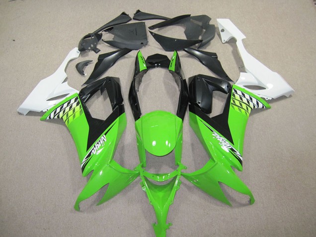 Negro Verde Ninja Carenado Moto Kawasaki ZX10R 08-10 Negro Verde Ninja Carenado Moto Kawasaki ZX10R 08-10