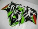 Negro Verde Roja Carenado Moto Kawasaki ZX6R 09-12 Negro Verde Roja Carenado Moto Kawasaki ZX6R 09-12
