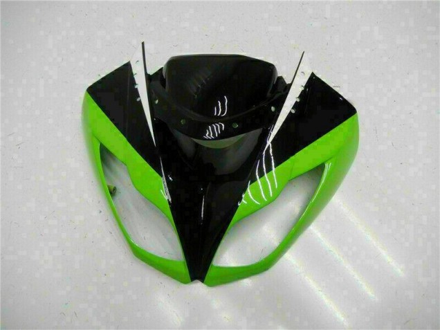 Negro Verde Roja Carenado Moto Kawasaki ZX6R 09-12 Negro Verde Roja Carenado Moto Kawasaki ZX6R 09-12