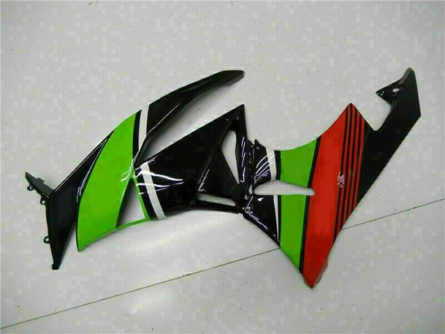 Negro Verde Roja Carenado Moto Kawasaki ZX6R 09-12 Negro Verde Roja Carenado Moto Kawasaki ZX6R 09-12