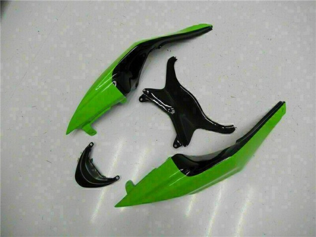 Negro Verde Roja Carenado Moto Kawasaki ZX6R 09-12 Negro Verde Roja Carenado Moto Kawasaki ZX6R 09-12