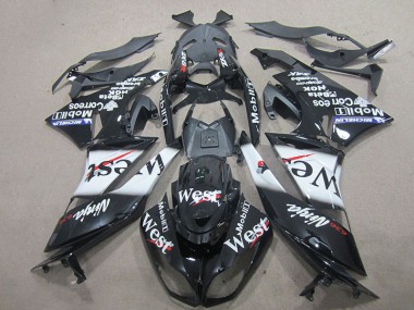 Negro West Carenado Moto Kawasaki ZX6R 09-12