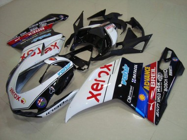 Negro Xerox Carenado Moto Ducati 848 1098 1198 07-14