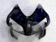 Negro con Azul Llama Carenado Moto Honda CBR 600 RR 03-04 Negro con Azul Llama Carenado Moto Honda CBR 600 RR 03-04