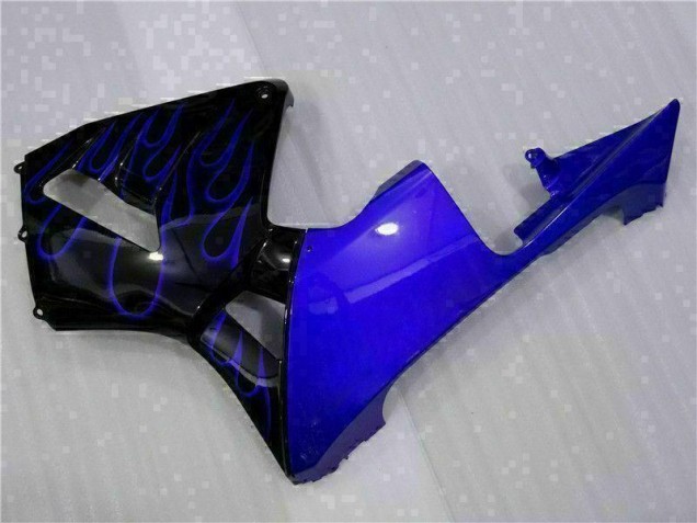 Negro con Azul Llama Carenado Moto Honda CBR 600 RR 03-04 Negro con Azul Llama Carenado Moto Honda CBR 600 RR 03-04