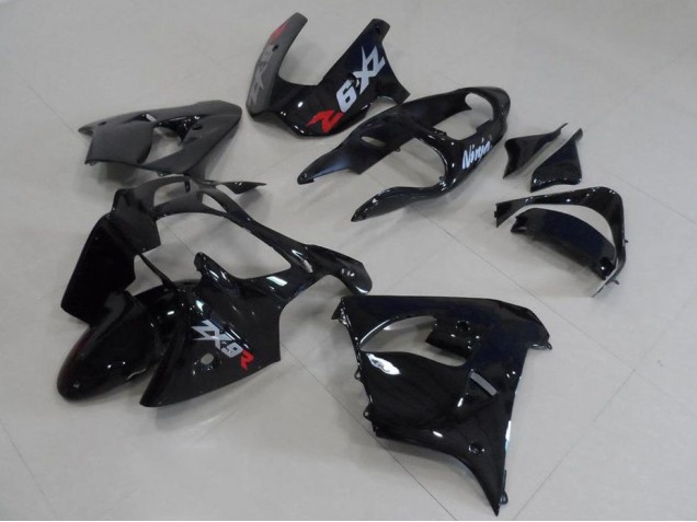 Negro con Gris Calcomanías Carenado Moto Kawasaki ZX9R 00-01 Negro con Gris Calcomanías Carenado Moto Kawasaki ZX9R 00-01