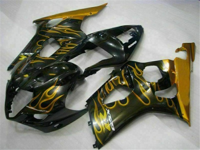 Oro Negro Carenado Moto Suzuki GSXR 1000 K3 03-04 Oro Negro Carenado Moto Suzuki GSXR 1000 K3 03-04