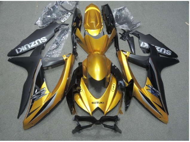 Oro Negro Carenado Moto Suzuki GSXR 600 K8 08-10 Oro Negro Carenado Moto Suzuki GSXR 600 K8 08-10