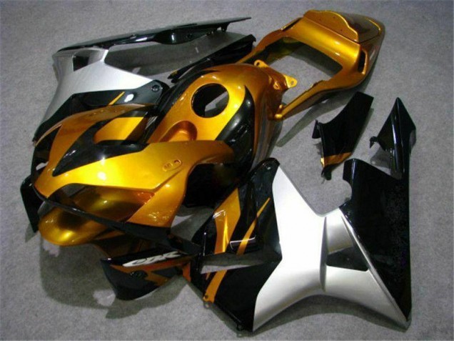 Oro Plata Negro Carenado Moto Honda CBR 600 RR 03-04 Oro Plata Negro Carenado Moto Honda CBR 600 RR 03-04