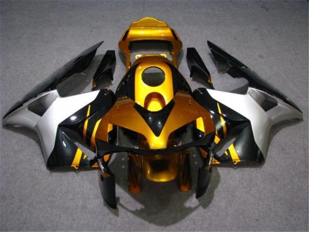 Oro Plata Negro Carenado Moto Honda CBR 600 RR 03-04 Oro Plata Negro Carenado Moto Honda CBR 600 RR 03-04