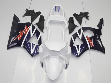 Oscuro Azul Blanco Carenado Moto Honda CBR 900 RR 954 02-03