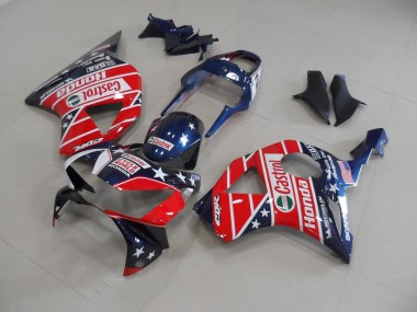 Oscuro Azul Star Carenado Moto Honda CBR 900 RR 954 02-03