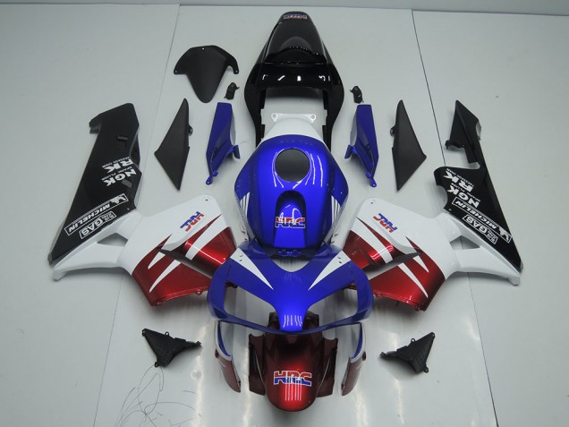 Oscuro Rojo Azul Carenado Moto Honda CBR 600 RR 03-04 Oscuro Rojo Azul Carenado Moto Honda CBR 600 RR 03-04