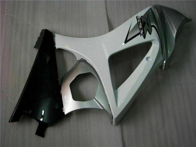 Plata Blanco Carenado Moto Suzuki GSXR 1000 K7 07-08 Plata Blanco Carenado Moto Suzuki GSXR 1000 K7 07-08