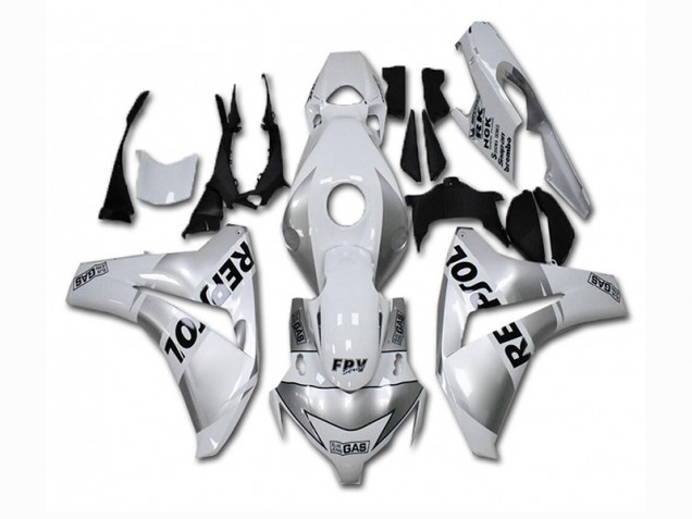 Plata Blanco Repsol Carenado Moto Honda CBR 1000 RR 08-11 Plata Blanco Repsol Carenado Moto Honda CBR 1000 RR 08-11
