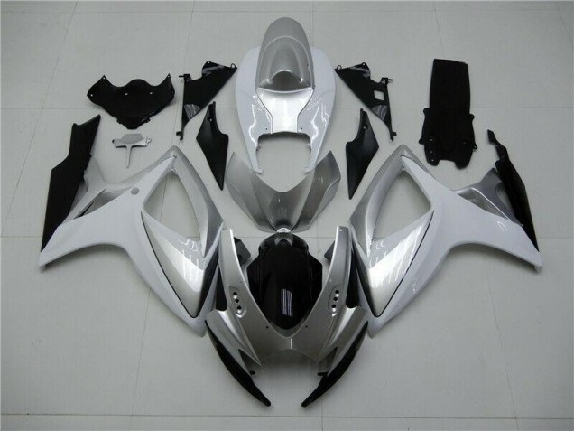 Plata Kit ABS Carenado Motocicleta Suzuki GSXR 600 / 750 K6 06-07 Plata Kit ABS Carenado Motocicleta Suzuki GSXR 600 / 750 K6 06-07