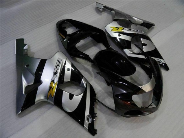 Plata Negro Carenado Moto Suzuki GSXR 1000 K1 00-02 Plata Negro Carenado Moto Suzuki GSXR 1000 K1 00-02