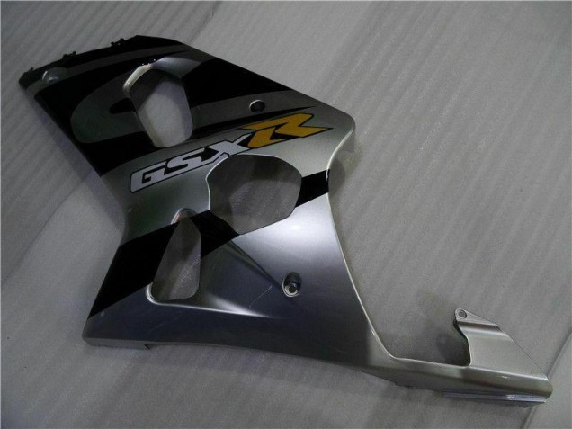 Plata Negro Carenado Moto Suzuki GSXR 1000 K1 00-02 Plata Negro Carenado Moto Suzuki GSXR 1000 K1 00-02
