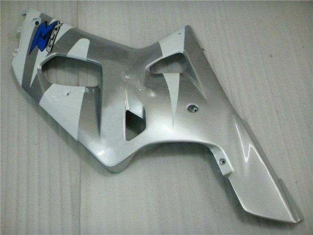 Plata Negro Carrocería Motocicletas Suzuki GSXR 600 / 750 K1 K2 K3 01-03 Plata Negro Carrocería Motocicletas Suzuki GSXR 600 / 750 K1 K2 K3 01-03