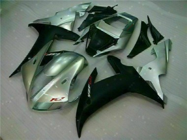 Plata Negro Kits Carenado Moto Yamaha R1 02-03