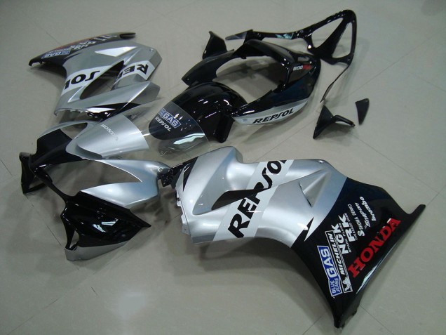 Plata Repsol Carenado Moto & Plástico Honda VFR 800 02-13 Plata Repsol Carenado Moto & Plástico Honda VFR 800 02-13