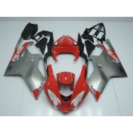 Plata & Rojo Carenado Moto Aprilia RSV 1000 03-06