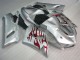 Plata Rojo Llamas Carenado Moto Kawasaki ZX6R 05-06 Plata Rojo Llamas Carenado Moto Kawasaki ZX6R 05-06