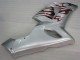 Plata Rojo Llamas Carenado Moto Kawasaki ZX6R 05-06 Plata Rojo Llamas Carenado Moto Kawasaki ZX6R 05-06