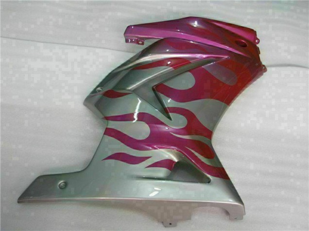 Púrpura Rojo Carenado Moto Kawasaki EX250 08-12 Púrpura Rojo Carenado Moto Kawasaki EX250 08-12