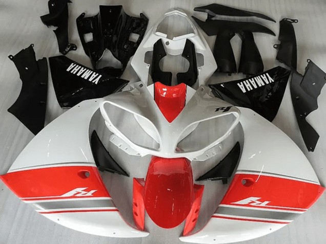 Racy Rojo Blanco Negro Carenado Moto Yamaha R1 09-11 Racy Rojo Blanco Negro Carenado Moto Yamaha R1 09-11